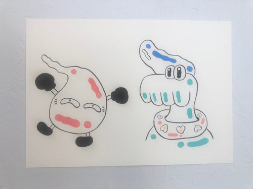 'Vanilla Hills Citizens - 11' Drawing